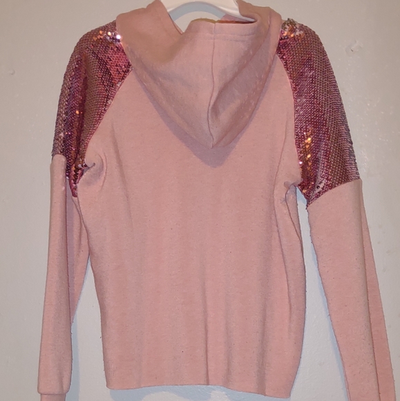 Girls Sequin Hoodie - Picture 2 of 3